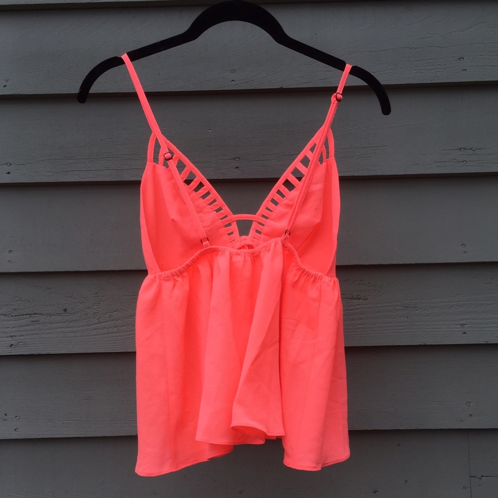 Coral Babydoll Tank - Picture 3 of 3